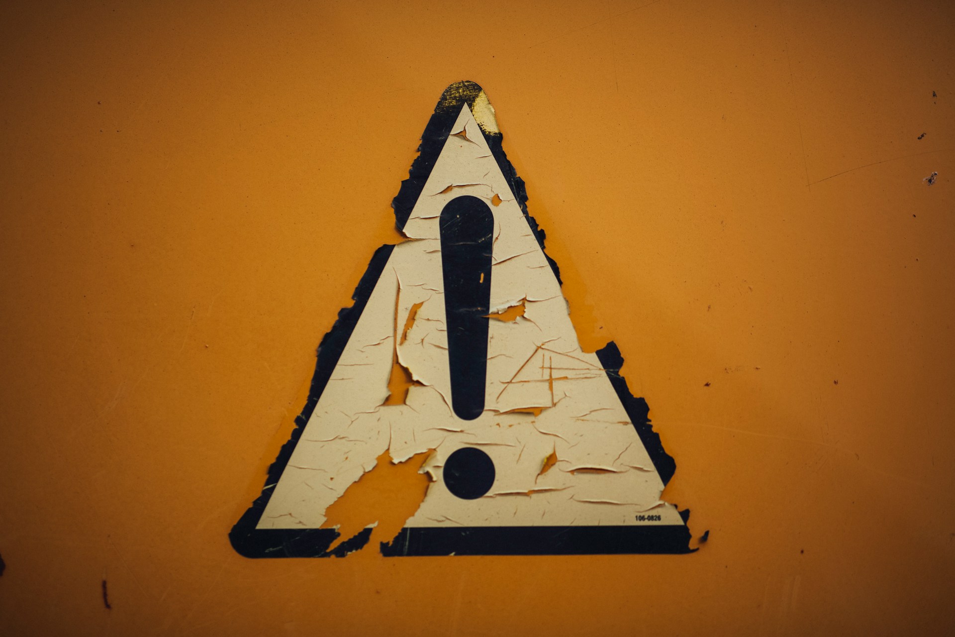 Food safety warning sign